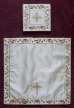 White Embroidered Roman Vestment